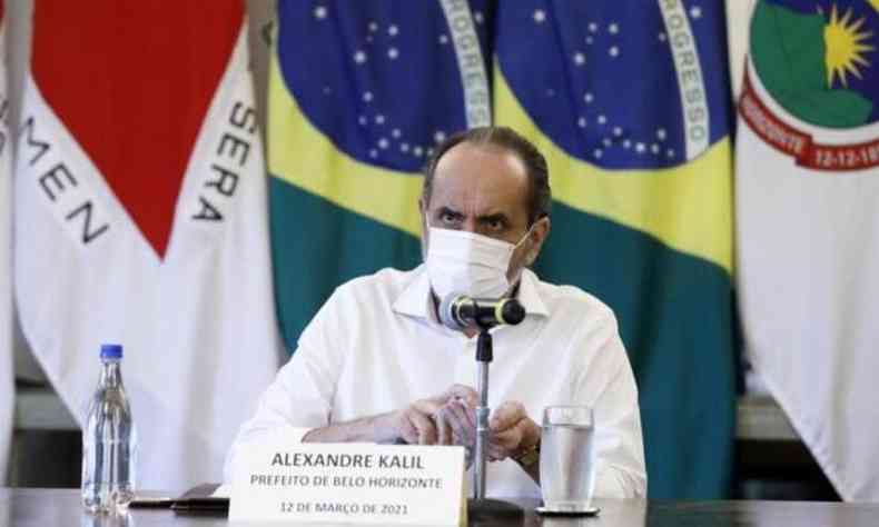 Prefeito de Belo Horizonte, Alexandre Kalil (PSD), mantém decreto que suspende atividades religiosas presenciais(foto: Divulgação/PBH)