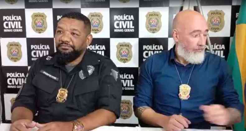 Anderson Gibi, investigador de polcia, e Rodrigo Rolli, delegado titular de Homicdios