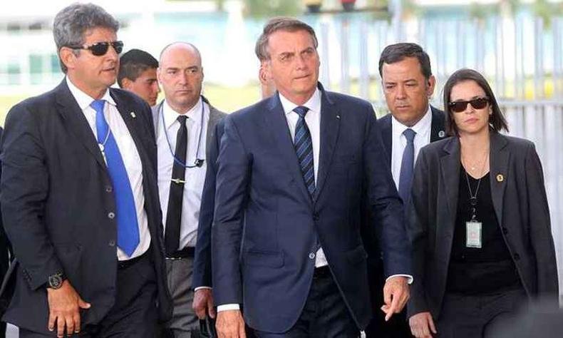 Bolsonaro acredita que a oscila��o do pre�o do barril de petr�leo no mundo ser� breve(foto: Wilson Dias/Ag?ncia Brasil)