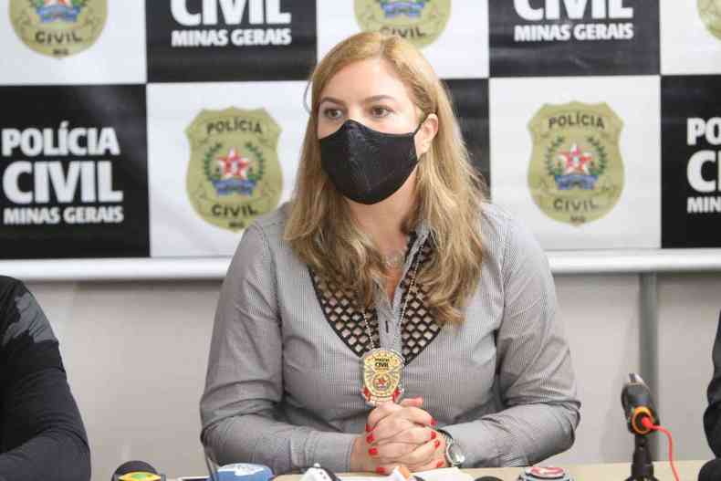 Delegada Letcia Gamboge deu os detalhes do caso(foto: Edesio Ferreira/EM/D.A. Press)