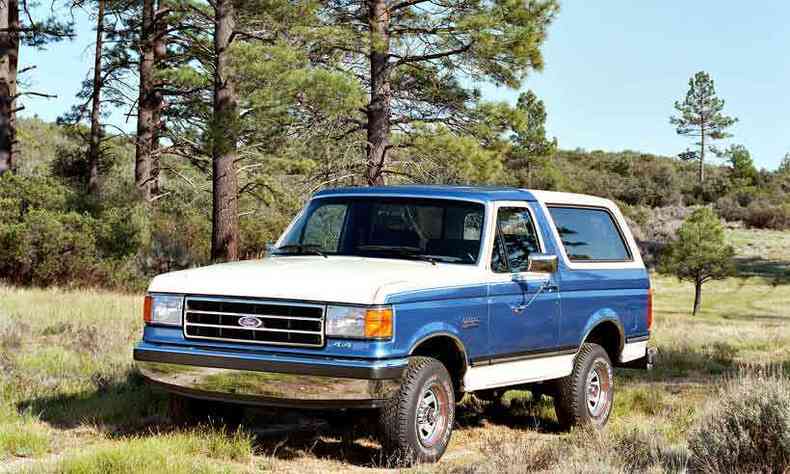 Quarta gerao do Bronco foi lanada em 1987 e produzida at 1991(foto: Ford/Divulgao)