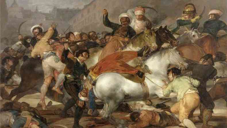 La carga de los Mamelucos, de Fracisco Goya