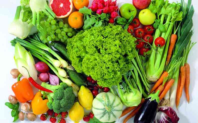 Vegetais, verduras e frutas 