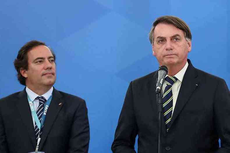 Pedro Guimares e Bolsonaro