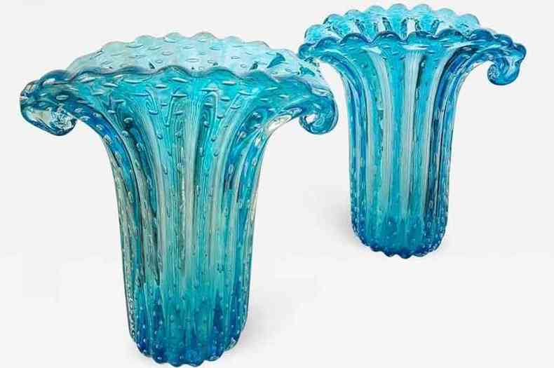 Riqueza de detalhes do vaso de cristal encanta apreciadores da arte, que pagam at US$ 3 mil por uma pea (foto: Barovier/divulgao)