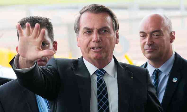 Foi feita uma cauterizao de sinais na regio prxima  orelha do presidente(foto: Antonio Cruz/Ag. Brasil )