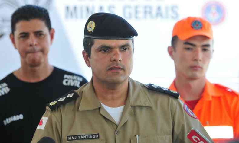 Alerta foi feito pelo major Flvio Santiago, porta-voz da Polcia Militar (PM)(foto: Gladyston Rodrigues/EM/D.A Press. )