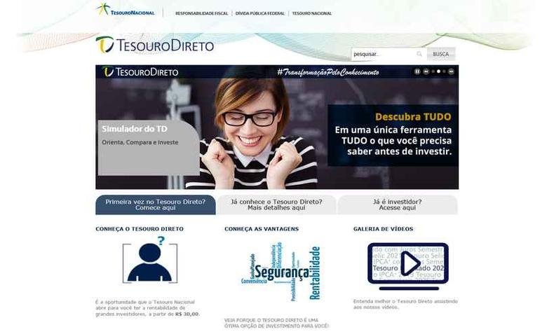 O Tesouro Nacional desenvolveu o programa com a bolsa de valores para compra de ttulos pblicos pelas pessoas fsicas (foto: Reproduo da internet- 31/12/17)