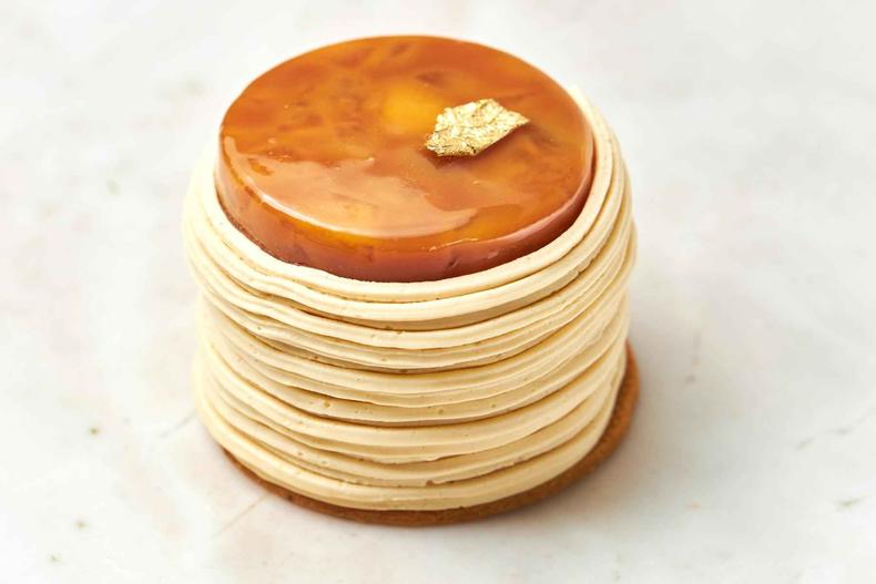 entremet de maca e canela pedro frade