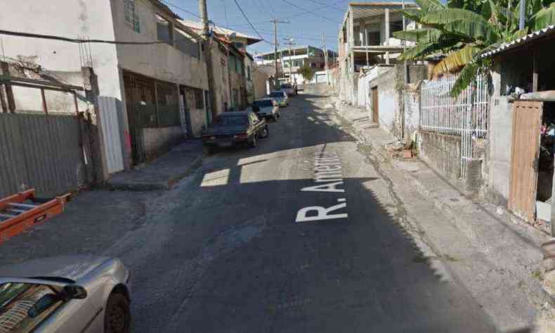 A localizao exata do crime, segundo a Polcia Militar(foto: Reproduo/Google Street View)