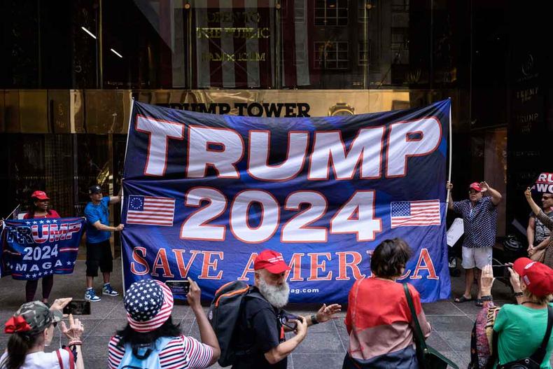 Apoiadores de Trump