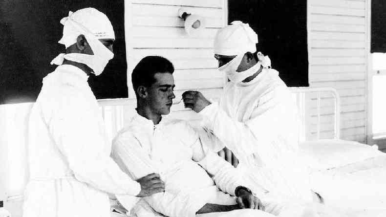 Cerca de 5 milhes de sobreviventes da pandemia de gripe espanhola experimentaram um estado de exausto de longo prazo