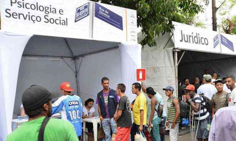 Projeto aconteceu na Rua Conselheiro Rocha, no Bairro Santa Tereza(foto: Carlos Alberto/Imprensa MG)