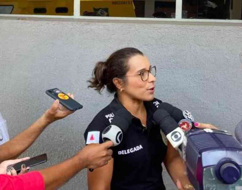 A delegada responsvel pelas investigaes, Adeliana Xavier