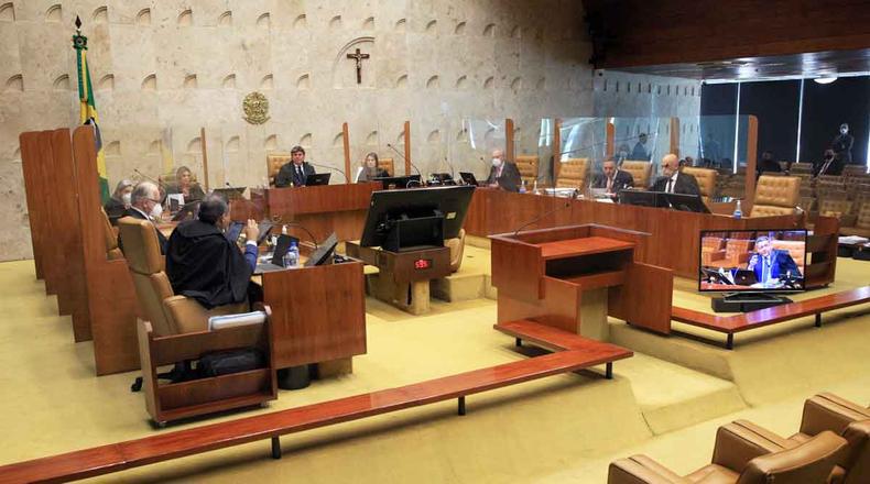 Decisões do Supremo Tribunal Federal têm sido criticadas(foto: NELSON JR./STF) Decisões do Supremo Tribunal Federal têm sido criticadas