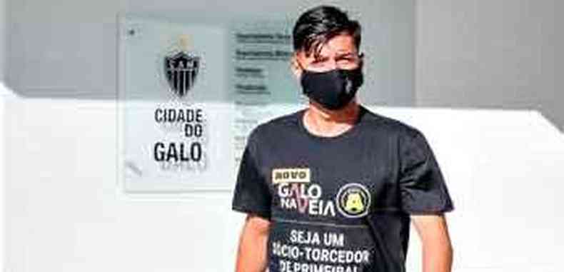 Alan Franco aproveita a pausa no Brasileiro para se recuperar, j que forma fsica foi afetada pela COVID-19(foto: Bruno Cantini/Atltico)