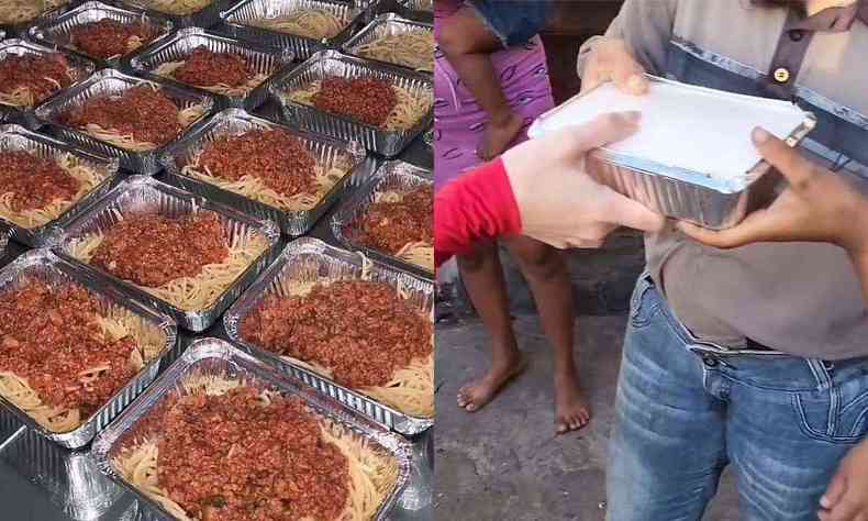 Tiktoker viraliza confrontando desperdcio de comida com doae