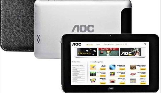 As faces do Breeze: prancheta eletrônica é bem ergonômica, mas tela tem resposta lenta ao toque(foto: AOC/Divulgação) As faces do Breeze: prancheta eletrônica é bem ergonômica, mas tela tem resposta lenta ao toque(foto: AOC/Divulgação)