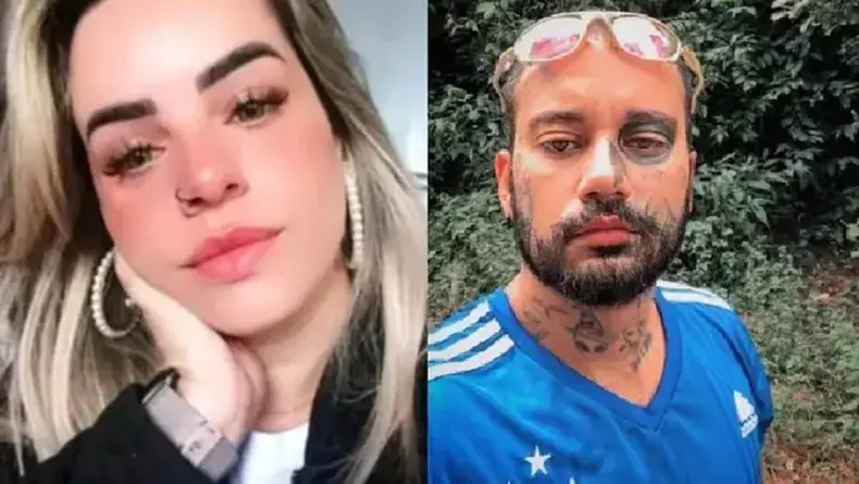 Casal teve pouco tempo de relacionamento e Alef teria viciado Rafaela em drogas(foto: Redes Sociais) Casal teve pouco tempo de relacionamento e Alef teria viciado Rafaela em drogas