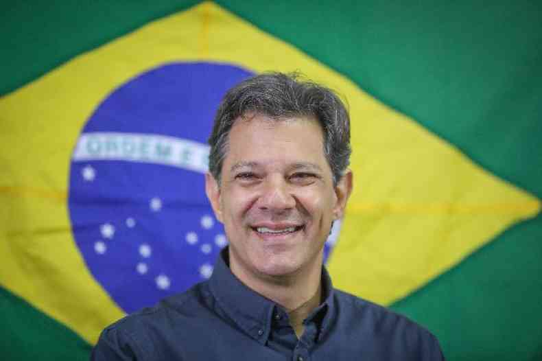 Para Haddad, rejeio do PT  alta ainda, mas tem cado(foto: Assessoria Fernando Haddad)