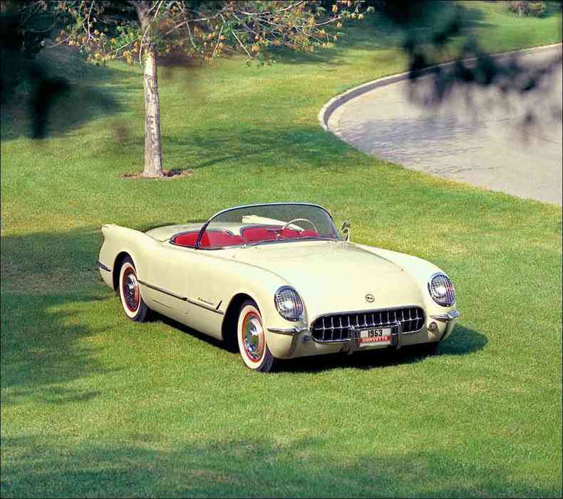 Chevrolet Corvette 1953, como o esportivo veio ao mundo(foto: Editora Alade/Divulgao)