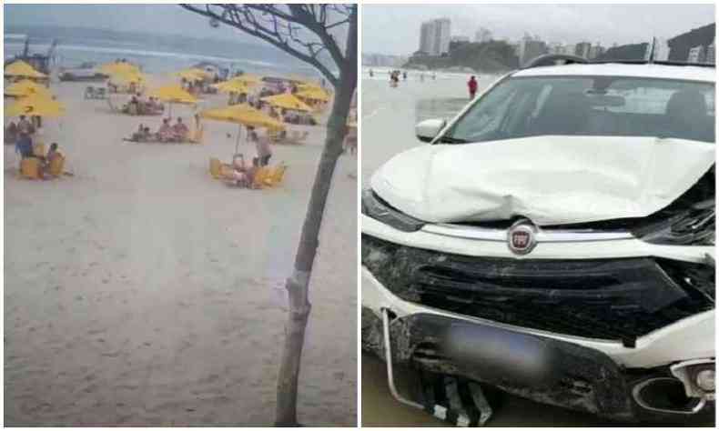 Mulher teve mal sbito e perdeu controle da caminhonete