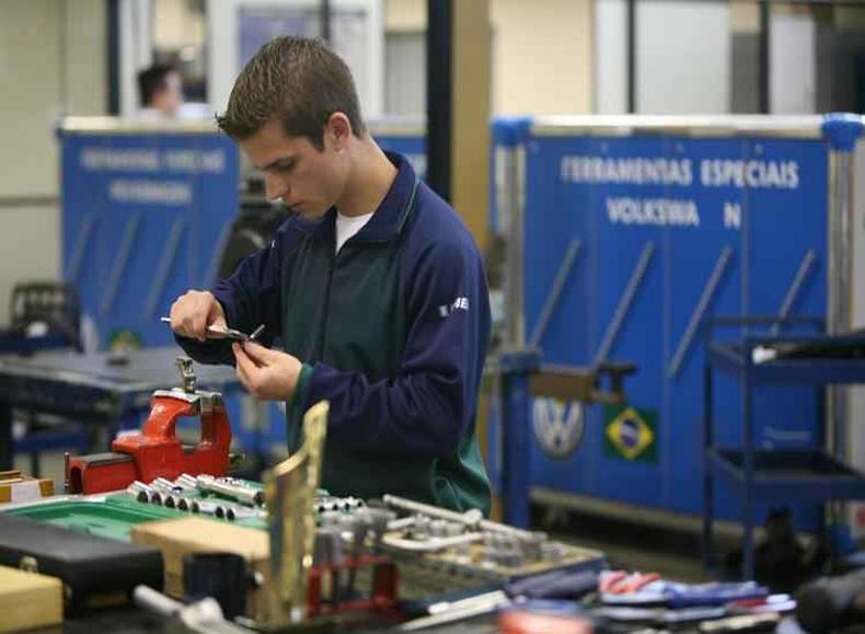 E o Senac no  s para os jovens. Se eles buscam o primeiro rumo da carreira, os adultos acreditam na instituio para aperfeioamento da prtica adquirida(foto: Senac/Divulgao)