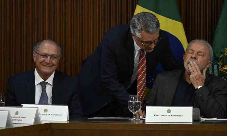 Alckmin, Padilha e Lula