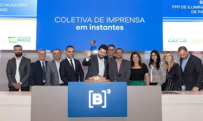 Leilo da concesso do servio de iluminao pblica em Patos de Minas