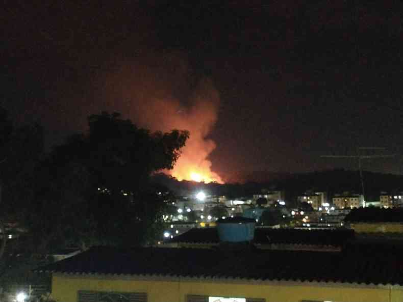 Incndio Parque Estadual Serra Verde, BH