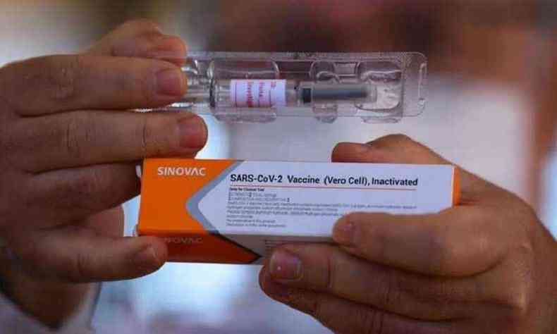 A CoronaVac foi citada como a vacina mais confivel pelos entrevistados(foto: Sinotec/Divulgao)