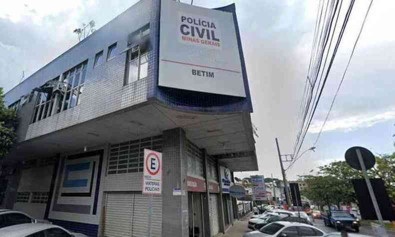 Fachada da Polcia Civil, em Betim