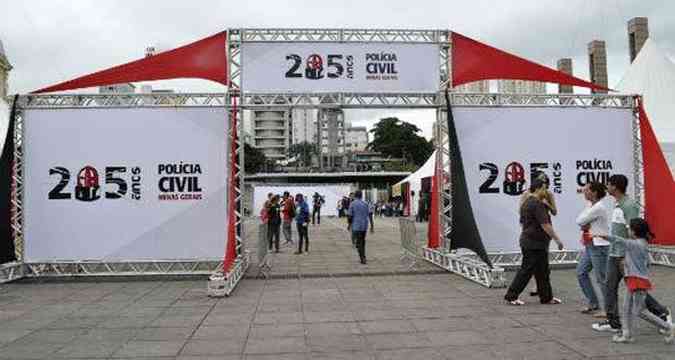 Evento vai acontecer durante todo o sbado no Centro de Belo Horizonte(foto: Polcia Civil/Divulgao)