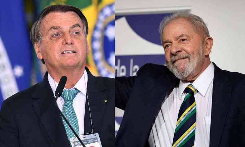 Eleies 2022 devem ter Bolsonaro e Lula como principais rivais na disputa pela Presidncia(foto: AFP / EVARISTO SA e AFP / Fabrice COFFRINI)