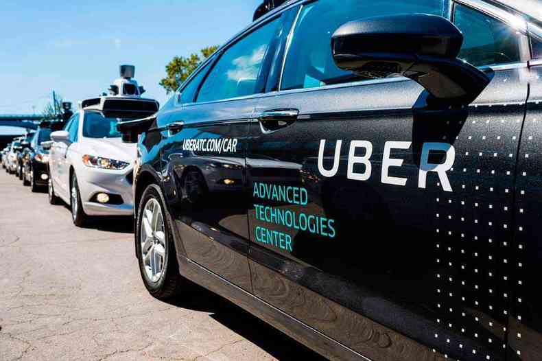 Uber continua apostando em conduo autnoma para no depender de motoristas(foto: Angelo Merendino/AFP)