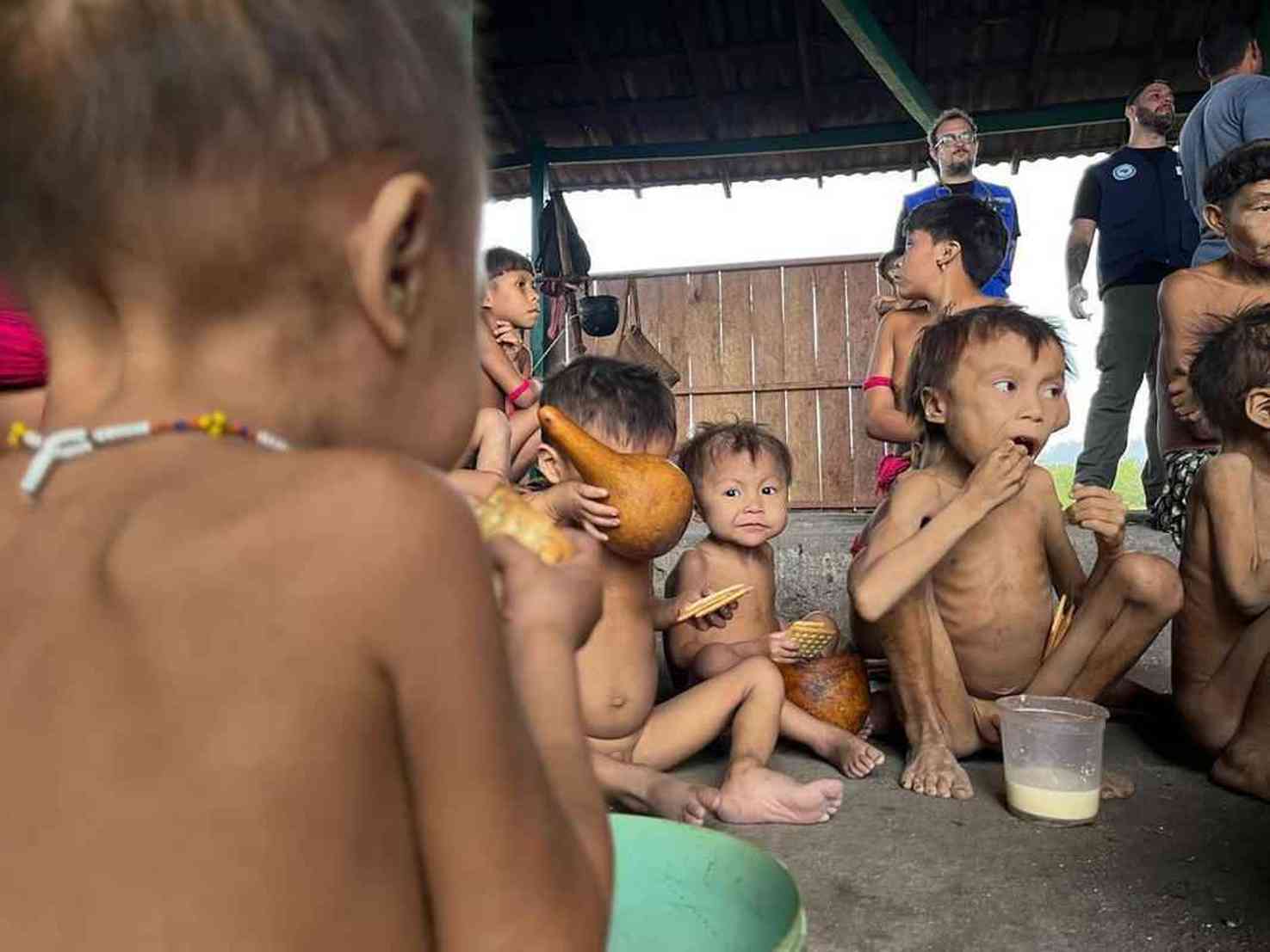 Yanomami: fotos da crise sanitária -Estado de Minas