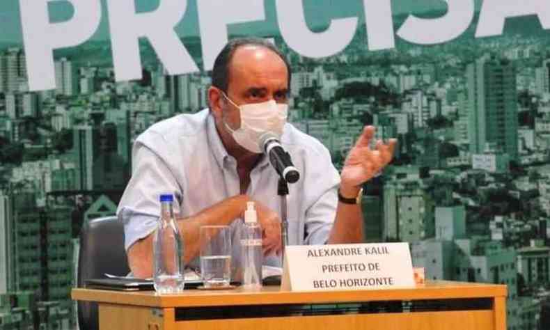 Alexandre Kalil (PSD) decide no retomar reabertura do comrcio de BH na prxima segunda (foto: Gladyston Rodrigues/EM/D.A Press)