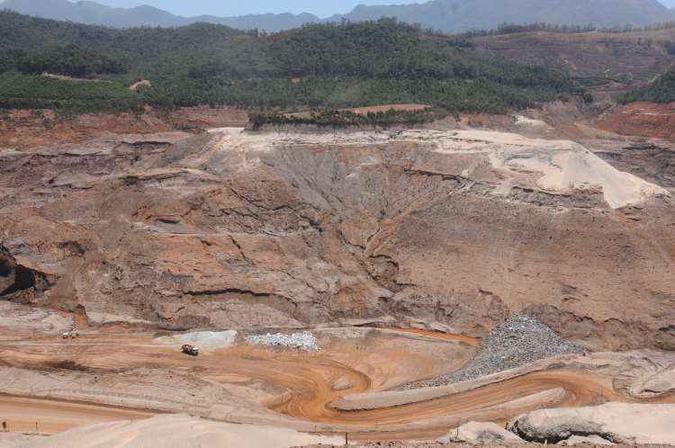 A Barragem de Fundão se rompeu em novembro de 2015(foto: Euler Junior/EM/D.A Press) A Barragem de Fundão se rompeu em novembro de 2015(foto: Euler Junior/EM/D.A Press)