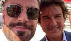 Felipe Titto e Tom Cruise se encontram na estreia de 'Misso: Impossvel 7'