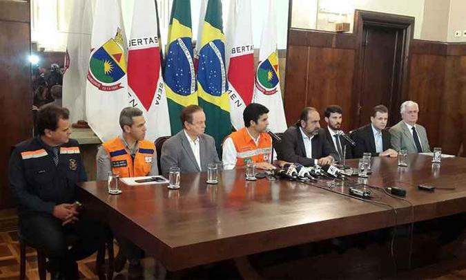 Anúncio foi feito em entrevista coletiva nesta manhã em Belo Horizonte(foto: Gladyston Rodrigues/EM/DA Press) Anúncio foi feito em entrevista coletiva nesta manhã em Belo Horizonte(foto: Gladyston Rodrigues/EM/DA Press)