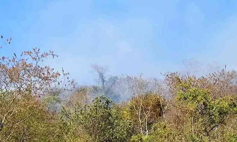Incndio no Bairro Marimb, em Betim, na Grande BH