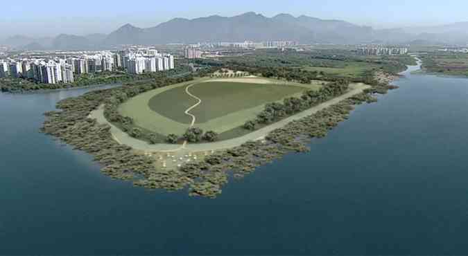 Projeto apresentado de parque ecolgico em lagoa da Barra da Tijuca(foto: Reproduo/Youtube)