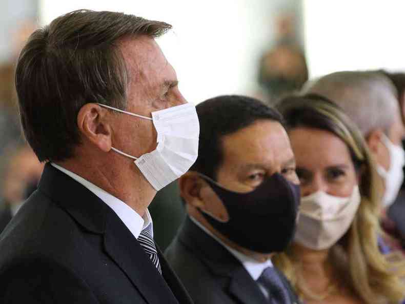 Bolsonaro pressionou Kajuru a ingressar com pedidos de impeachment contra ministros do Supremo Tribunal Federal(foto: Fabio Rodrigues Pozzebom/Agncia Brasil)