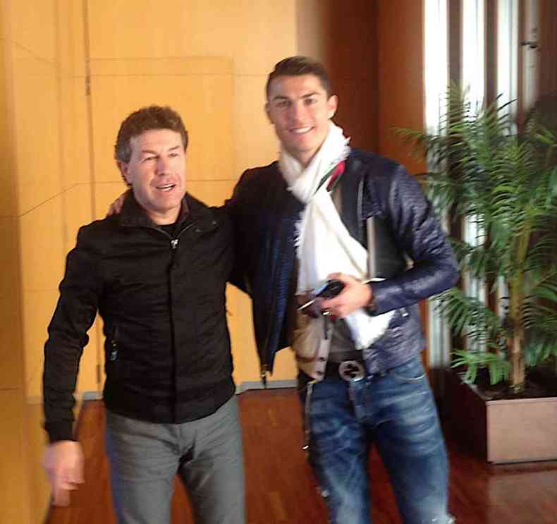 Armando Silva e Cristiano Ronaldo/Jornal Paivense / MF Press Global