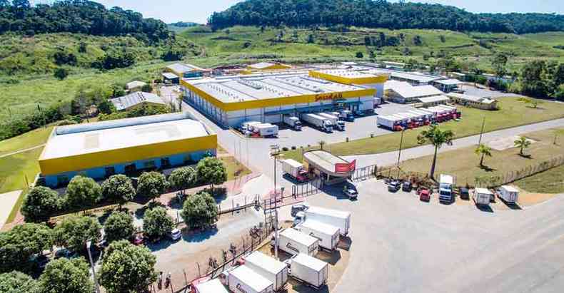 Vista area de uma planta do Frigorifico Saudali: empresa ampliar abates em 2020 para atender demanda interna e externa(foto: Fotos Saudali/Divulgao)