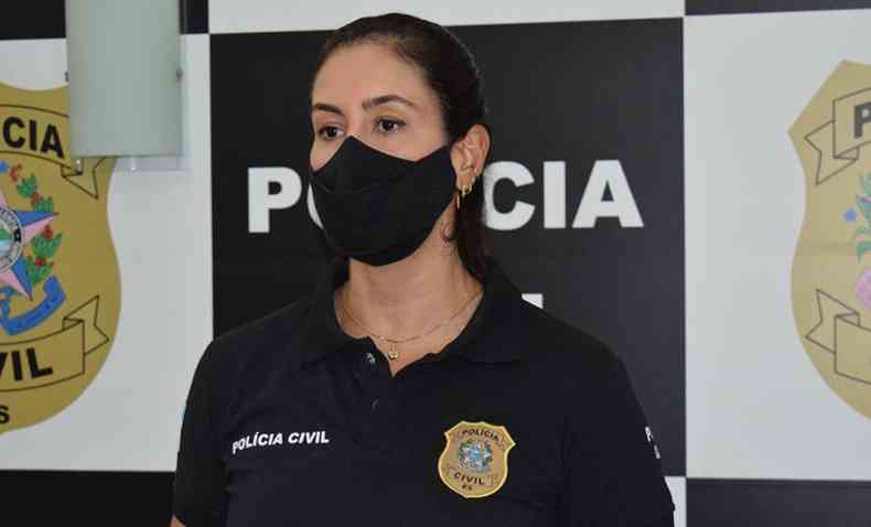 A delegada Raffaella Aguiar relatou que o suspeito foi irnico ao receber os policiais(foto: PCES/Divulgao)
