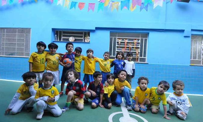 Para os candidatos a boleiros, Mundial é uma oportunidade de entender conceitos aprendidos nos treinos e o espírito esportivo (foto: Alexandre Guzanshe/EM/DA Press) Para os candidatos a boleiros, Mundial é uma oportunidade de entender conceitos aprendidos nos treinos e o espírito esportivo (foto: Alexandre Guzanshe/EM/DA Press)