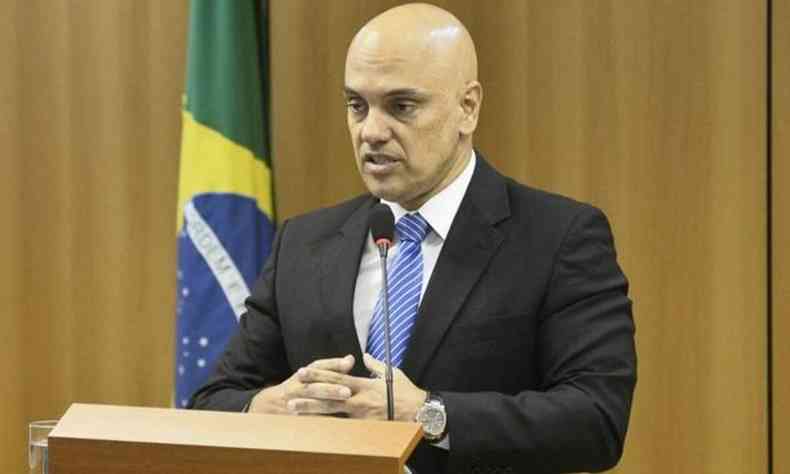 Prises ocorreram em 10 estados e todos os detidos so brasileiros, disse o ministro Alexandre de Moraes durante entrevista coletiva em Braslia(foto: Breno Fortes/CB/D.A press)