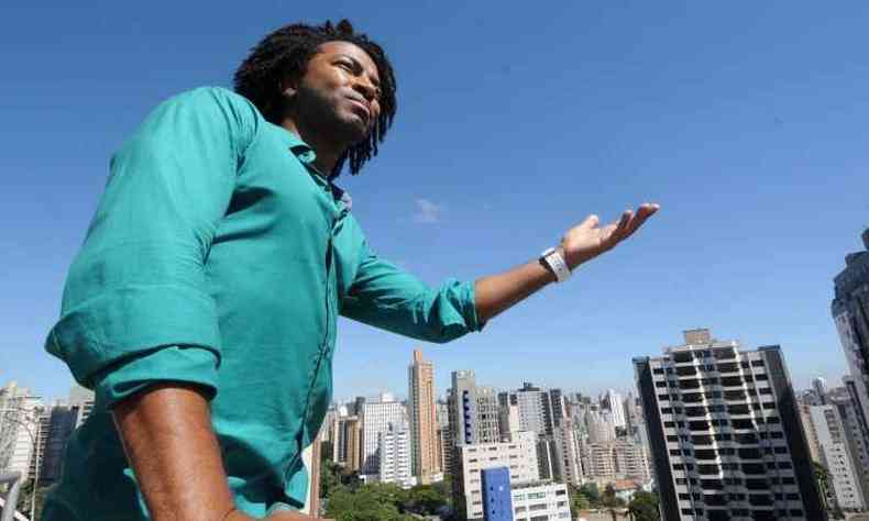 Denilson Tourinho, ator e mestrando em educao na UFMG(foto: Beto Novae/EM/D.A.Press)