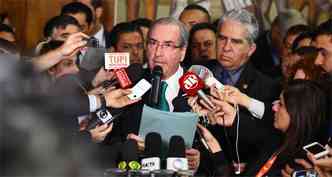 Eduardo Cunha renuncia (foto: Antonio Augusto/Cmara dos Deputados)